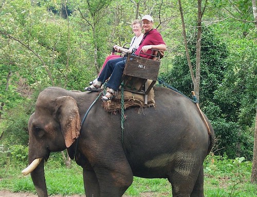 Thailand elephant ride